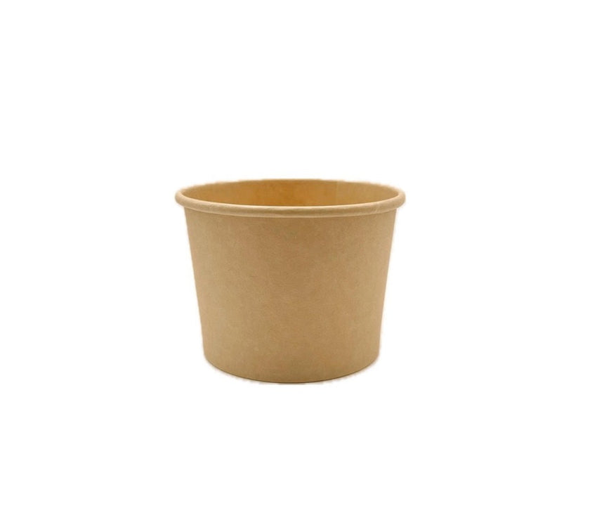 Salatschalen - Kraftkarton - 450ml - Ø112x80mm - 1000 Stk.
