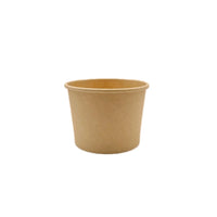 Salatschalen - Kraftkarton - 450ml - Ø112x80mm - 1000 Stk.