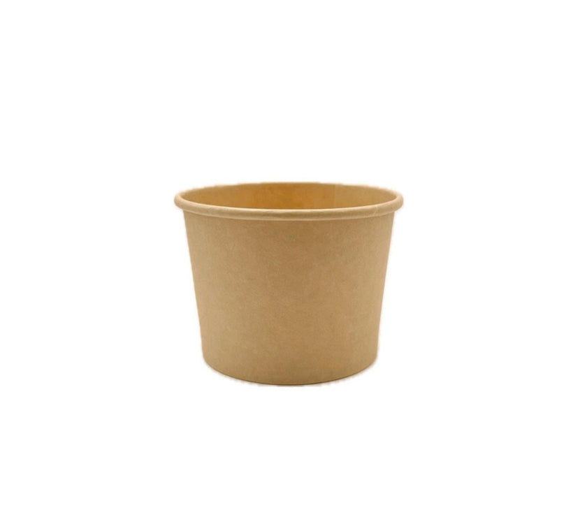 Salatschalen - Kraftkarton - 350ml - Ø112x60mm - 1000 Stk.
