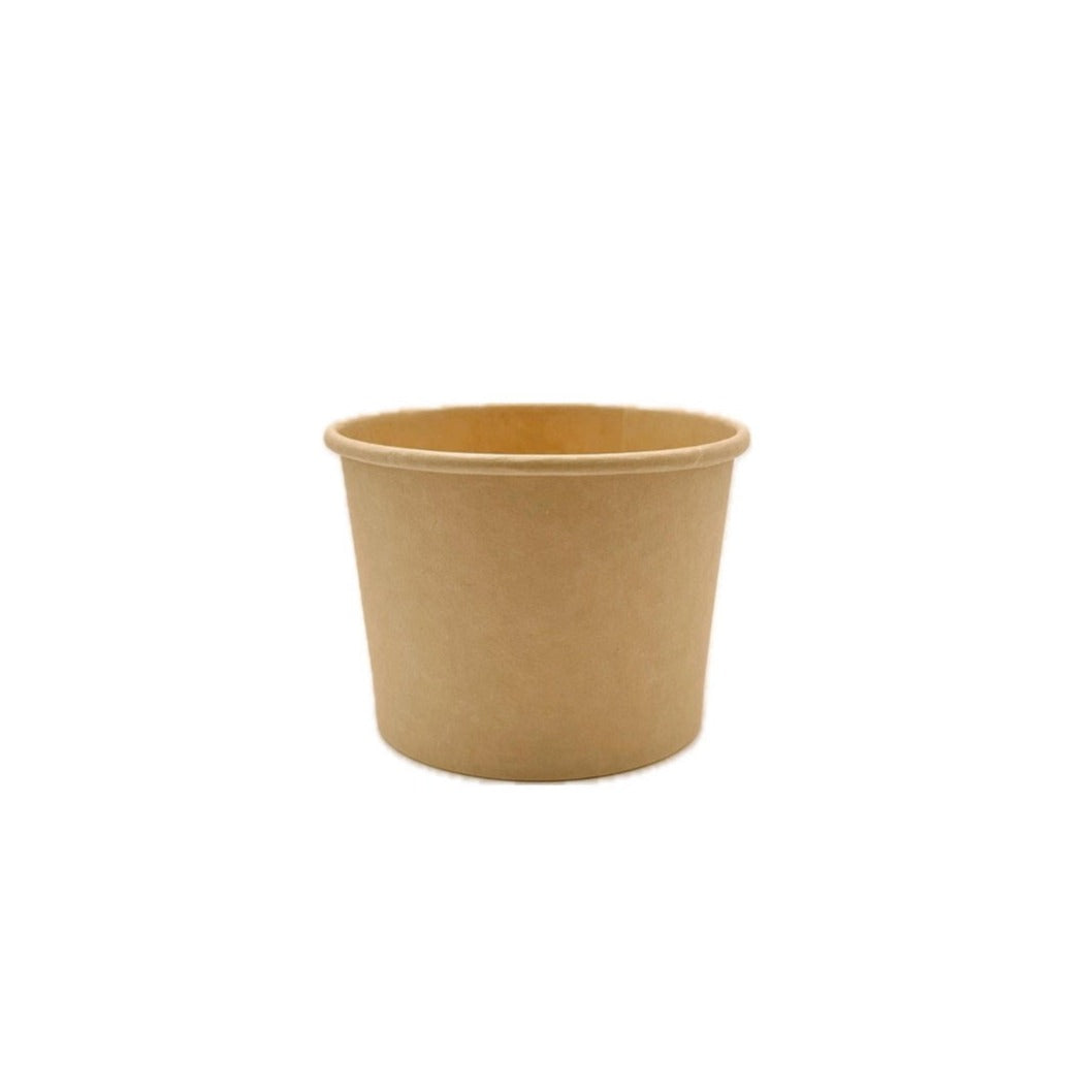 Salatschalen - Kraftkarton - 350ml - Ø112x60mm - 1000 Stk.