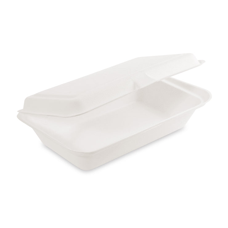 Menübox Zuckerrohr Bagasse - ungeteilt - 250 x 162 x 63mm - 400 Stück