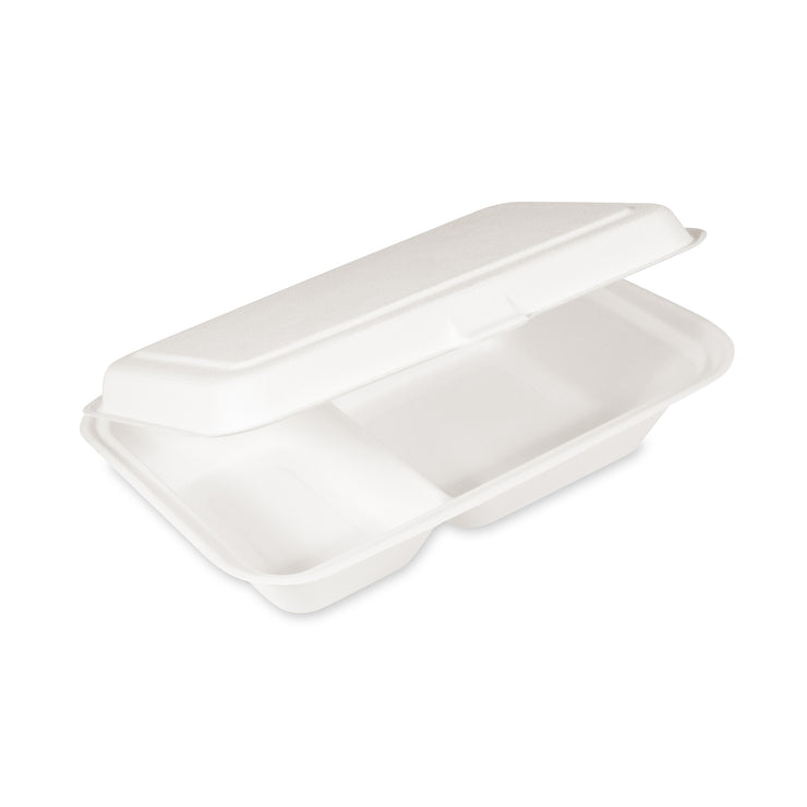 Menübox Zuckerrohr Bagasse - 2-geteilt - 250 x 162 x 63mm - 300 Stück