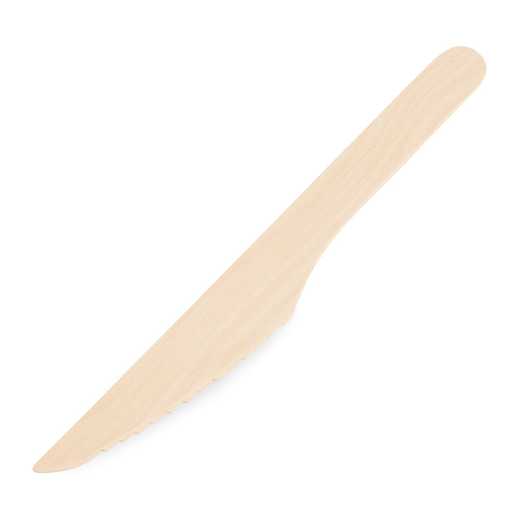 Einweg Holz Messer - 16,5cm - 2000 Stk. - FSC 100%