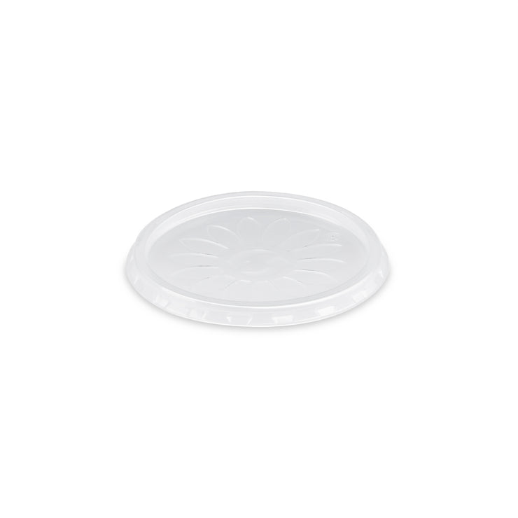 Deckel (PP) für Dressingbecher 50 & 80ml, transparent - 1000 Stück - ∅70mm