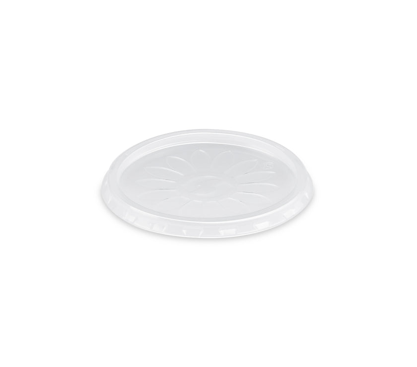 Deckel (PP) für Dressingbecher 50 & 80ml, transparent - 1000 Stück - ∅70mm