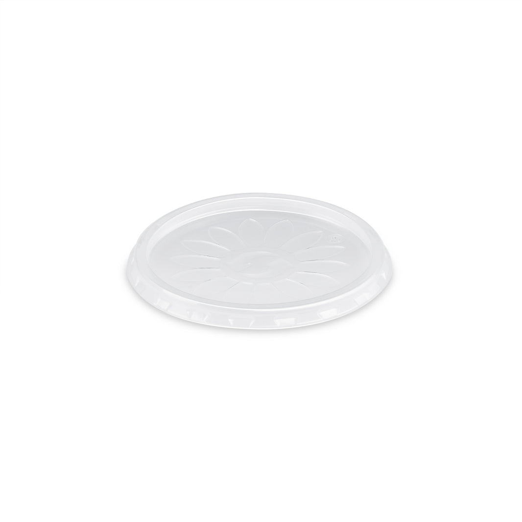 Deckel (PP) für Dressingbecher 50 & 80ml, transparent - 1000 Stück - ∅70mm