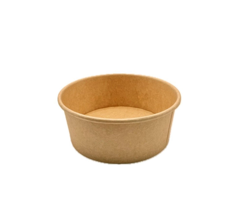 Salatschalen - Kraftkarton - 750ml - Ø150x60mm - 300 Stk.