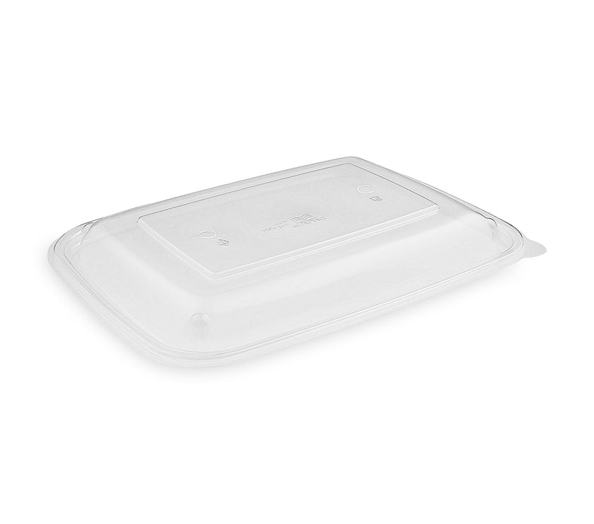 Deckel (PP) klar - für Menüschale ungeteilt - 250 x 185 x 40 mm - 1200ml - 400 Stück