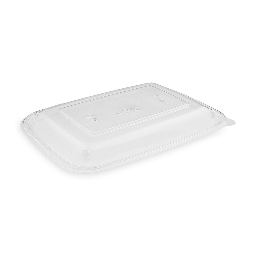 Deckel (PP) klar - für Menüschale ungeteilt - 250 x 185 x 40 mm - 1200ml - 400 Stück