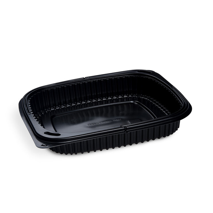 Menüschale schwarz - ungeteilt - 1200ml - 240 x 210 x 40mm - 300 Stück