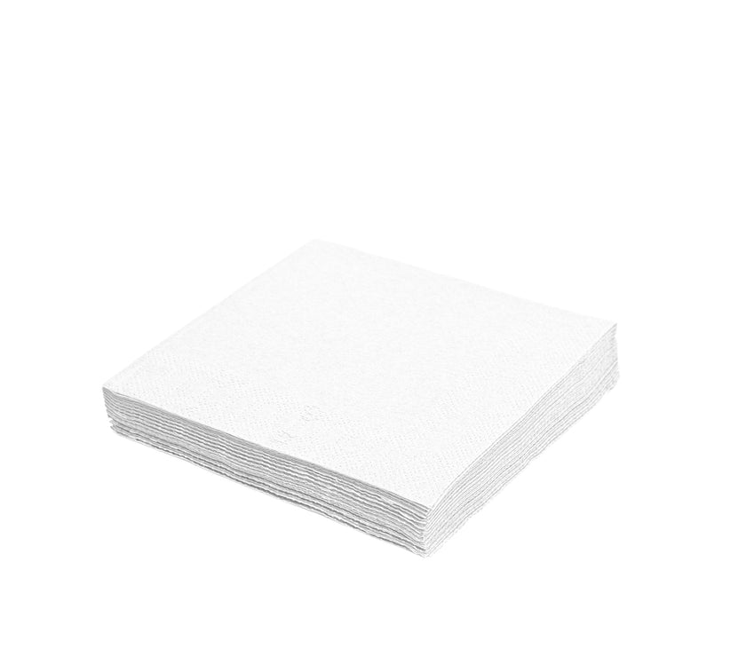 Serviette - 2-lagig - weiß - 33 x 33 cm - 2000 Stück