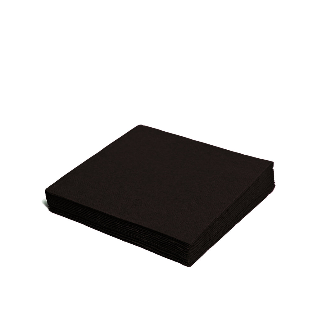 Serviette (PAP FSC Mix) 2-lagig - schwarz - 33 x 33 cm - 2000 Stück