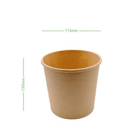 Suppenbecher - Kraftpapier - 950ml - Ø116x133mm - 500 Stück