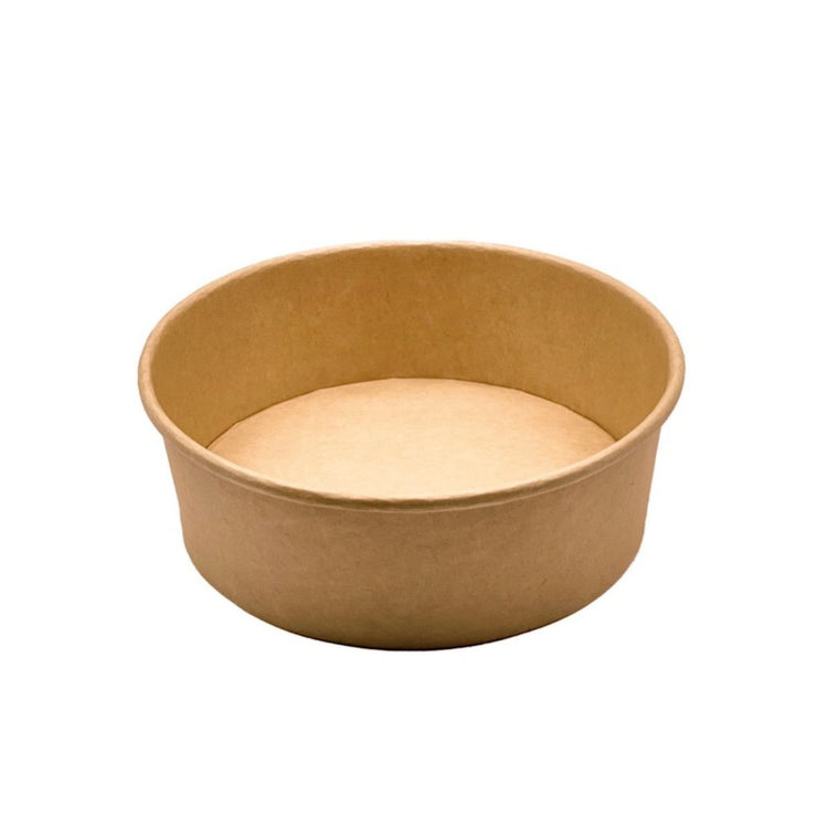 Salatschalen - Kraftkarton - 1300ml - Ø185x65mm - 300 Stk.