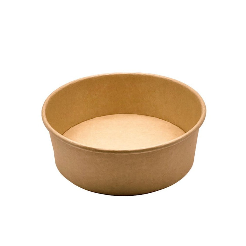 Salatschalen - Kraftkarton - 1300ml - Ø185x65mm - 300 Stk.