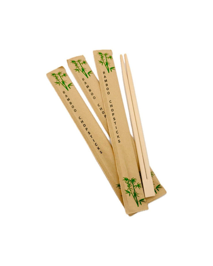 Bambus Ess Stäbchen - einzel verpackt - 21cm - 3000 Stück